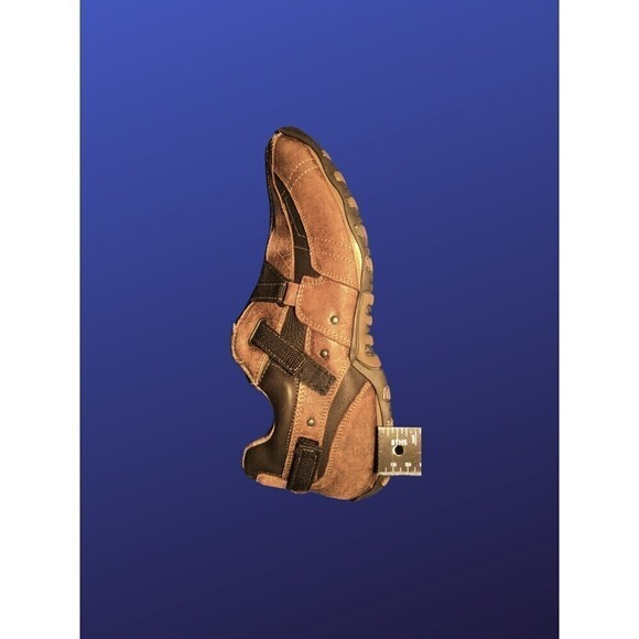 SKECHERS  100% Suede Athletic Sport Shoe Fashion Sneakers, BROWN, Size 9M, EUC - Picture 8 of 9